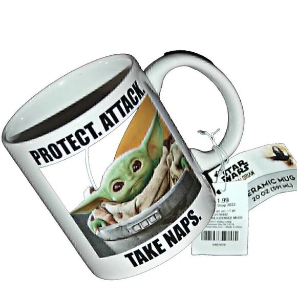 STAR WARS Coffee Mug Cup 20oz Drink NWT Collectible - Picture 1 of 9